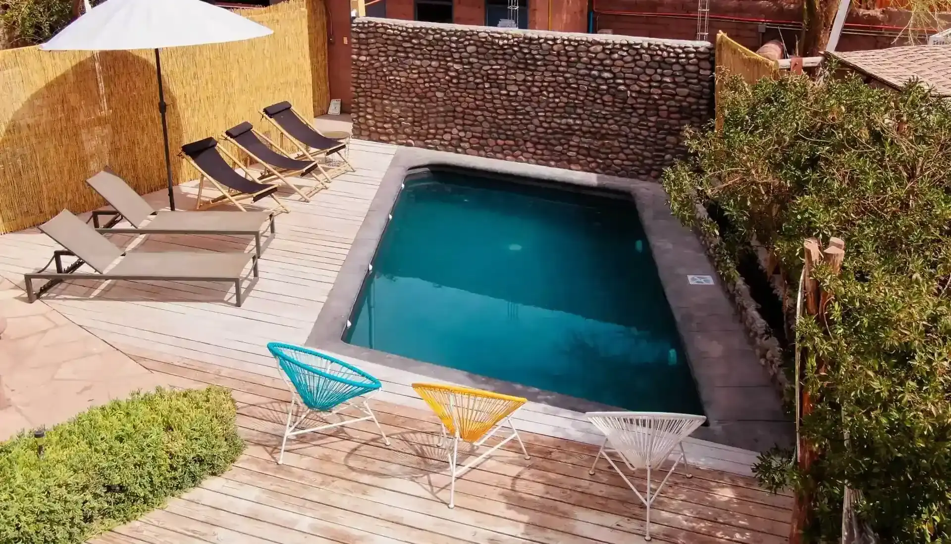 Piscina del Hotel Jardín Atacama en San Pedro de Atacama